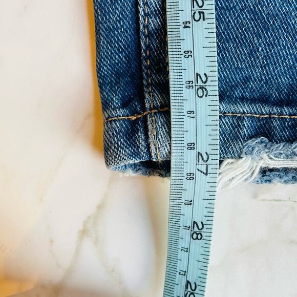 ZARA | Women’s Star Studded Mid Rise Straight Jeans Size 8 Fun Pop Button Fly - Picture 11 of 11